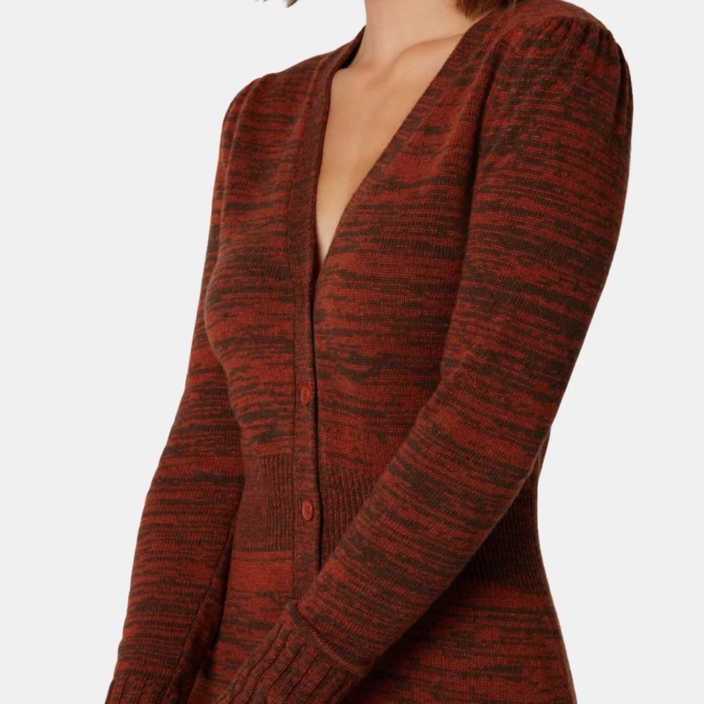 Joie Ebba Arabian Spice Sweater Wool Dress - Picture 4 of 7